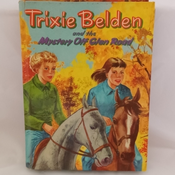 Vintage 1956 Trixie Belden and The Mystery Off Glen Road HC - Picture 1 of 11